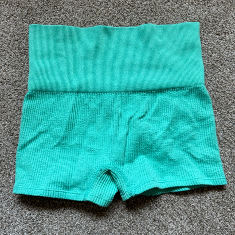 Teal athletic bottoms